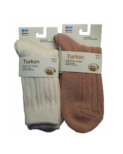 Turkan носки на Новый год размер 36-41 розовый
