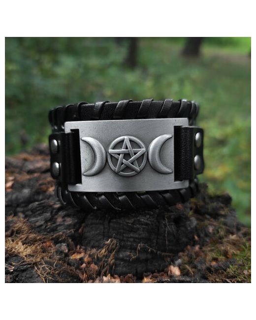 occultist.shop Викканская пентаграмма кожаный браслет