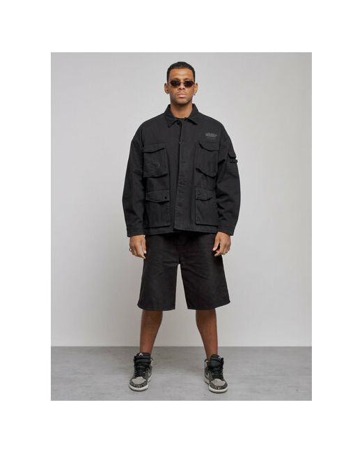 Mtforce Джинсовая куртка демисезонная силуэт свободный карманы манжеты размер 54