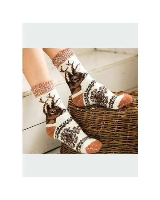 Бабушкины носки носки средние размер 38-40 мультиколор
