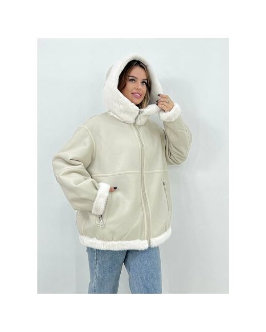 Karmelstyle куртка зимняя удлиненная силуэт свободный размер 56