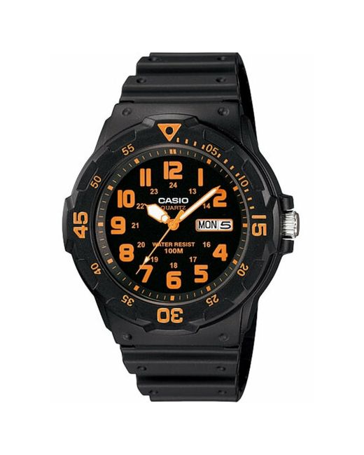 Casio Наручные часы MRW-200H-4BVDF оранжевый черный