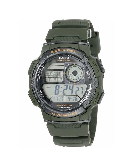 Casio Наручные часы AE-1000W-3AVDF зеленый черный