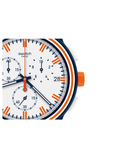 Swatch Наручные часы TIE BREAK SUSZ400 синий