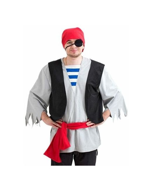 Бока Карнавальный костюм пират взрослый размер 2156-