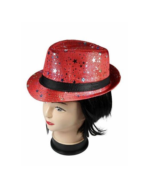 игрушка-праздник Карнавальная шляпа диско блестящая со звездочками
