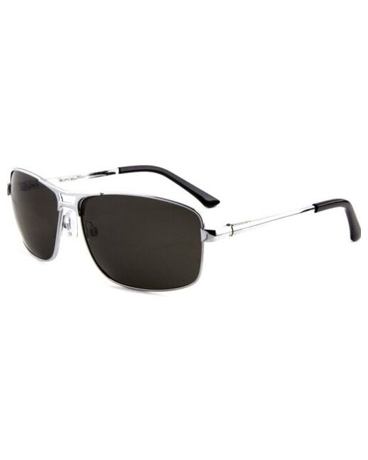 Tropical Солнцезащитные очки прямоугольные оправа с защитой от УФ поляризационные для серебряный
