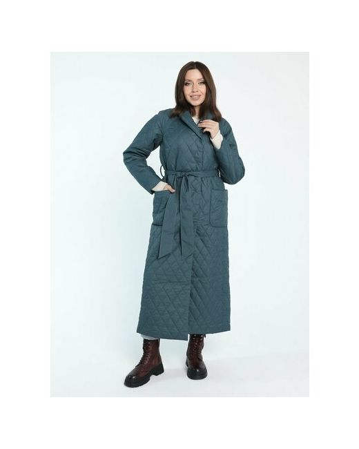4youwear Пальто-халат демисезонное силуэт прямой удлиненное размер 164-178