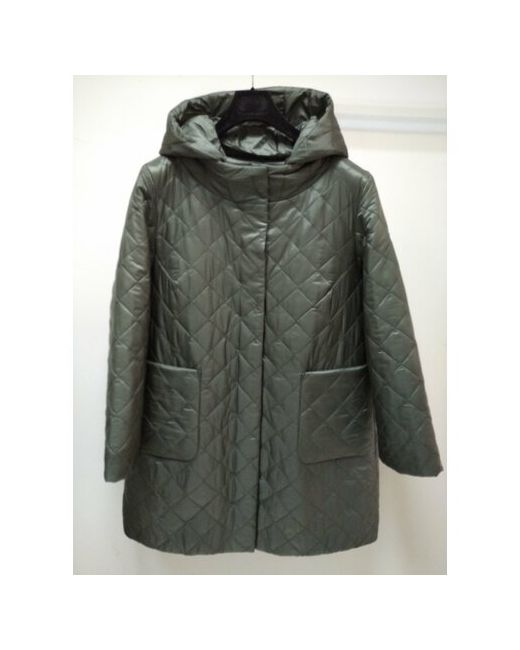 Baronia куртка демисезон/зима удлиненная силуэт прямой воздухопроницаемая съемный капюшон ветрозащитная карманы подкладка стеганая водонепроницаемая внутренний карман размер 40
