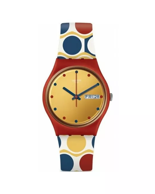 Swatch Наручные часы PASTILLO gr708. Оригинал от официального представителя. бордовый