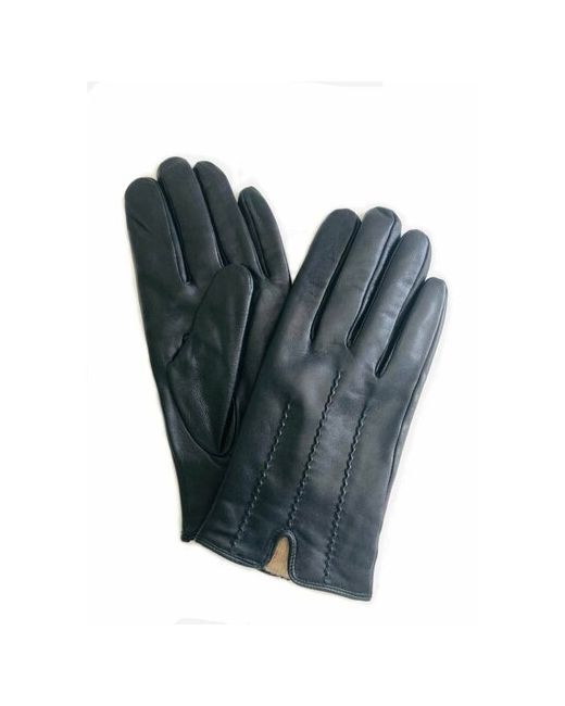 Kasablanka Демисезонные кожаные перчатки на шерстяной трикотажной подкладке Размер 10
