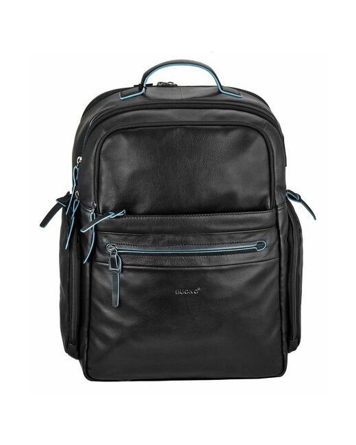Buono Leather Рюкзак мессенджер городской с USB роземом 3257 отделение для ноутбука вмещает А4 внутренний карман регулируемый ремень