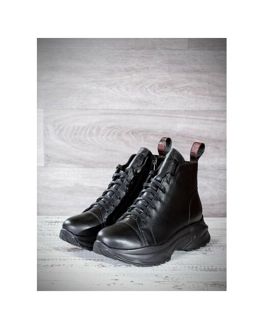Kroitor M shoes Ботинки Б8-02-578/черный40 демисезонныенатуральная кожа полнота G размер
