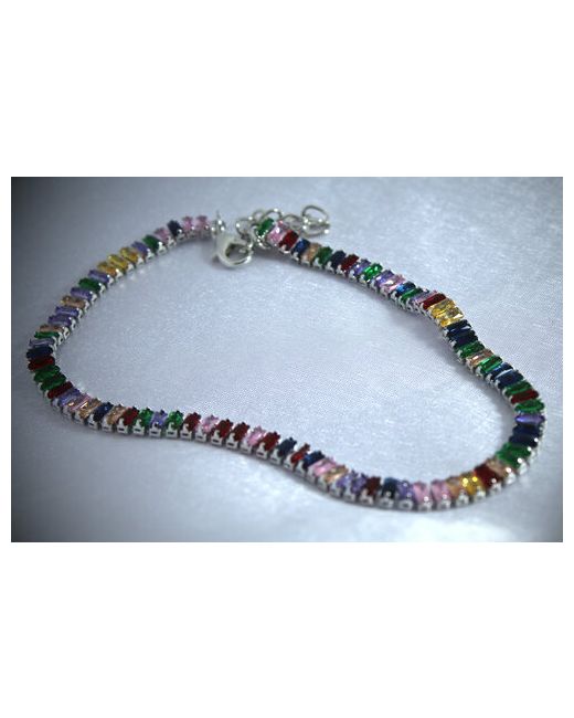 Jewelry Ожерелье чокер со стразами разноцветный
