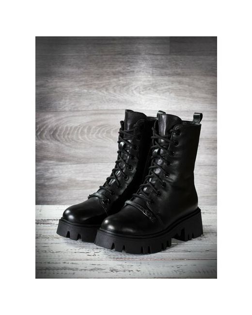 Kroitor M shoes Ботинки Б8-02-593/черный37 зимниенатуральная кожа полнота G размер
