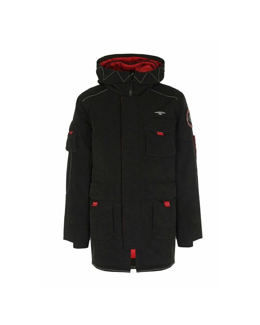 Aeronautica Militare куртка демисезон/зима силуэт прямой капюшон карманы размер 56