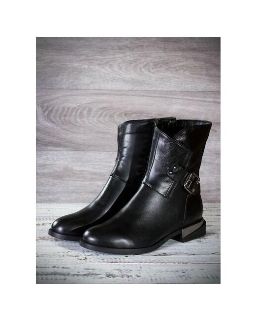 Kroitor M shoes Ботинки Б8-02-997/черный38 демисезонныенатуральная кожа полнота G размер