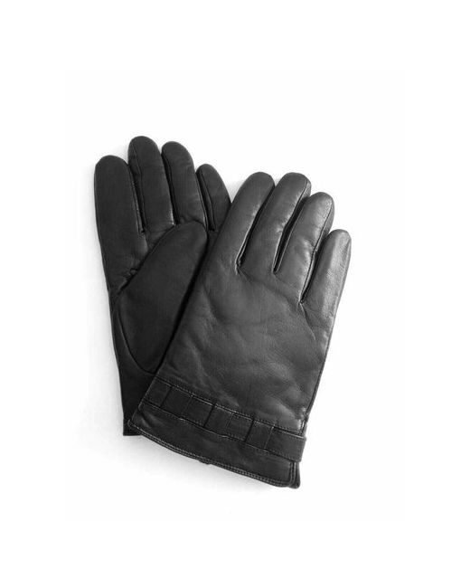 Kasablanka Утепленные кожаные перчатки на подкладке из набивной шерсти Размер 10