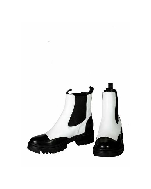 Kroitor M shoes Ботинки Б8-02-623/бел.чер37 демисезонныенатуральная кожа размер