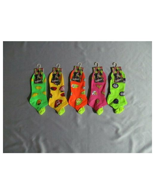 Komax носки укороченные фантазийные 5 пар размер мультиколор