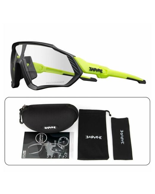 Kapvoe Солнцезащитные очки спортивные фотохромные зеленый