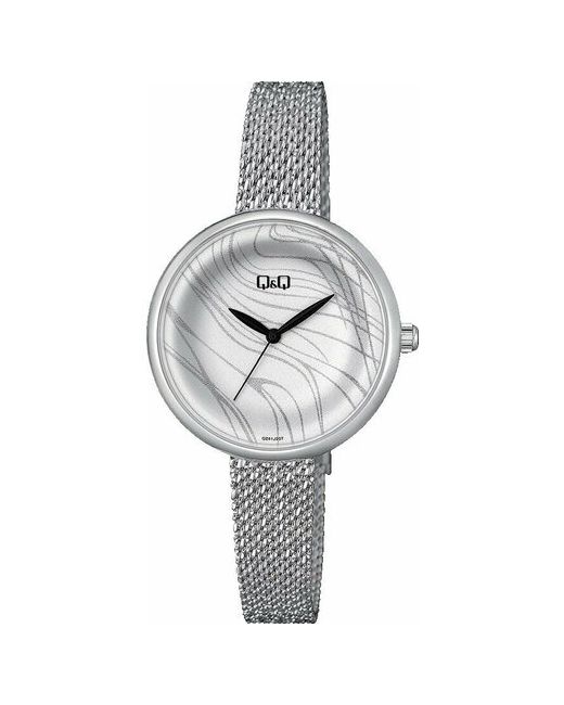 Q&Q Наручные часы Часы Qamp Q QZ41-207 серебряный