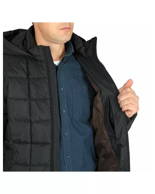 Madzerini куртка силуэт прямой капюшон карманы внутренний карман водонепроницаемая ветрозащитная съемный размер 48