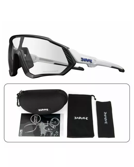 Kapvoe Солнцезащитные очки спортивные фотохромные черный