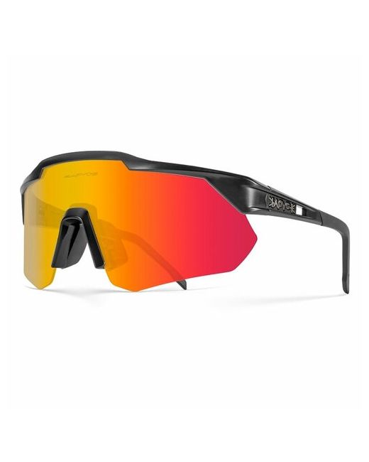 Kapvoe Солнцезащитные очки сменные линзы спортивные с защитой от УФ черный