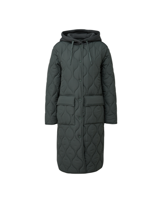 s.Oliver куртка демисезон/зима удлиненная капюшон карманы размер 40