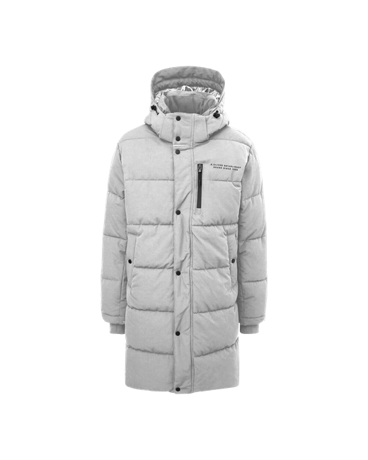 s.Oliver куртка демисезон/зима силуэт прямой капюшон карманы подкладка несъемный манжеты стеганая утепленная размер 3XL