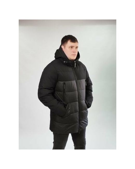 Dauntless куртка зимняя силуэт прямой подкладка воздухопроницаемая внутренний карман водонепроницаемая несъемный капюшон ультралегкая карманы утепленная ветрозащитная манжеты герметичные швы быстросохнущая размер 54