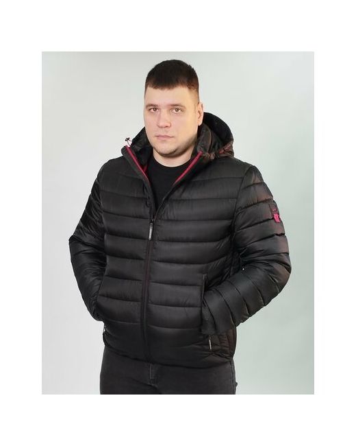 Man Own Collection куртка зимняя силуэт прилегающий манжеты капюшон быстросохнущая ультралегкая водонепроницаемая герметичные швы внутренний карман ветрозащитная воздухопроницаемая съемный подкладка утепленная карманы размер 56