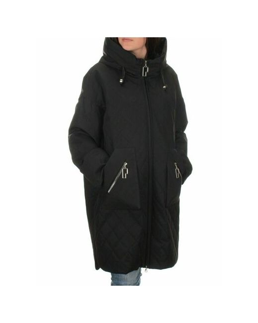 Не определен куртка демисезонная средней длины силуэт свободный подкладка карманы капюшон стеганая ветрозащитная влагоотводящая размер 54
