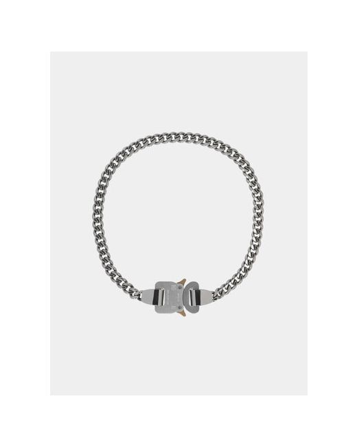 1017 ALYX 9SM Ожерелье Metal Buckle Necklace серебряный М