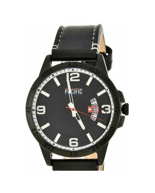 Pacific Time Наручные часы Часы Pacific X0071-8 корп-чер циф-чер чер ремень