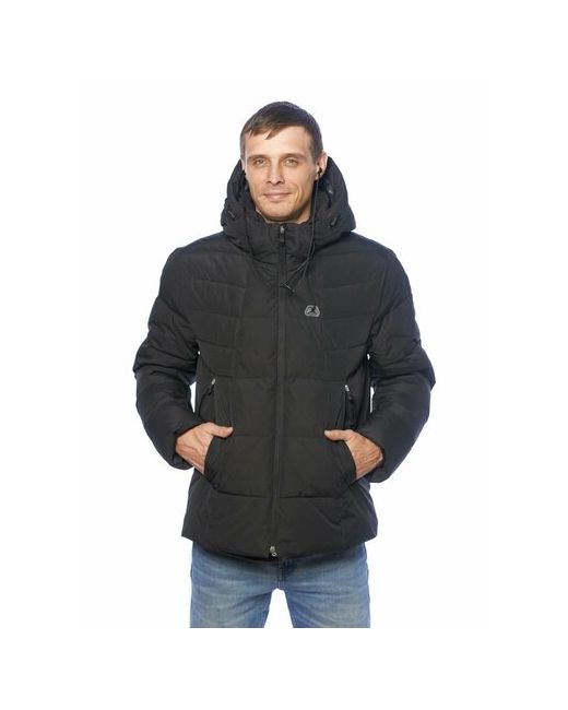 Clasna куртка зимняя силуэт прямой внутренний карман капюшон карманы манжеты размер 48