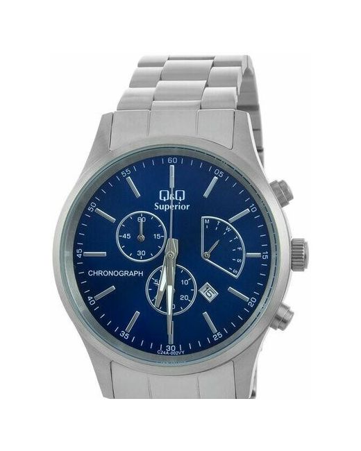 Q&Q Наручные часы Часы QQ C24A-002VY серебряный