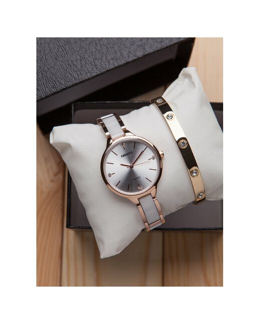 Time Shop Наручные часы с браслетом подарочный комплект