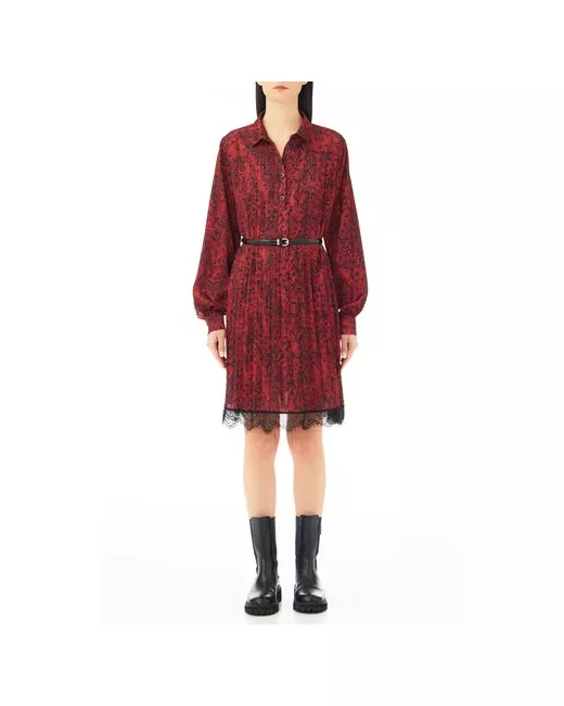 Liu •Jo Платье мини размер 40 красный черный