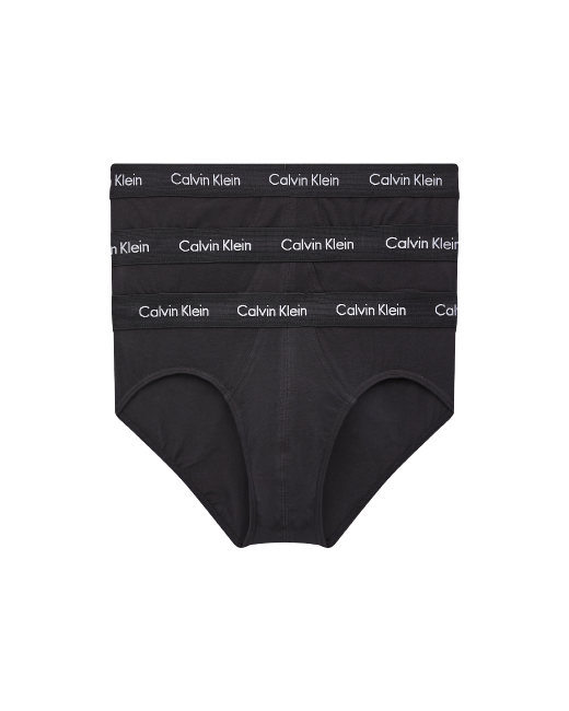 Calvin Klein Комплект трусов брифы размер 48 черный 3 шт.