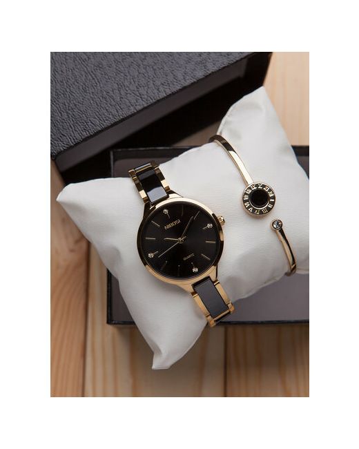 Time Shop Наручные часы с браслетом подарочный комплект