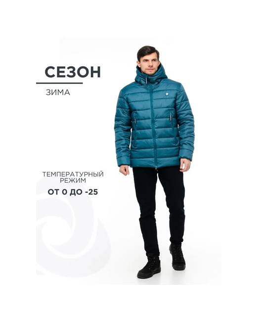 Cosmotex куртка зимняя силуэт свободный ветрозащитная размер 60-62 182-188