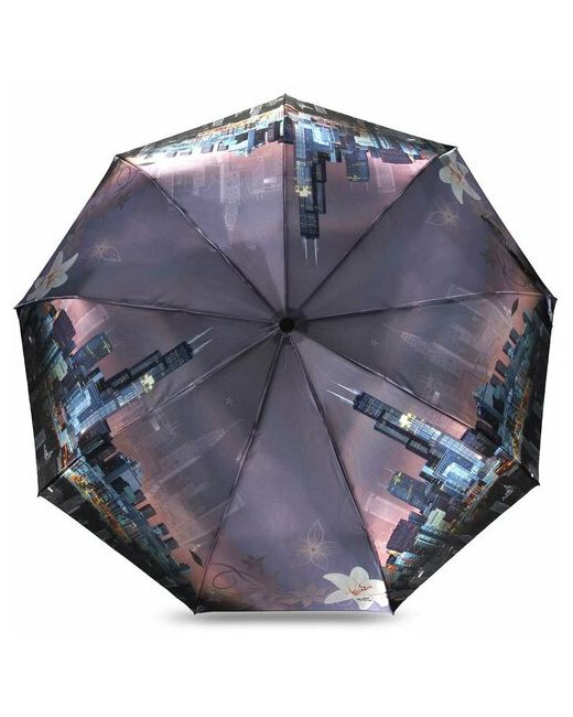 Popular Зонт автомат 3 сложения купол 90 см. 9 спиц чехол в комплекте для
