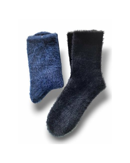 Sultan носки средние на Новый год ослабленная резинка вязаные размер 41 синий черный