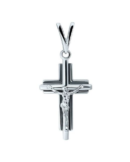 Золотник Подвеска крест из серебра 4329