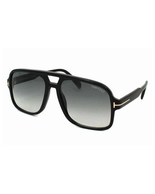 Tom Ford Солнцезащитные очки прямоугольные оправа градиентные для черный