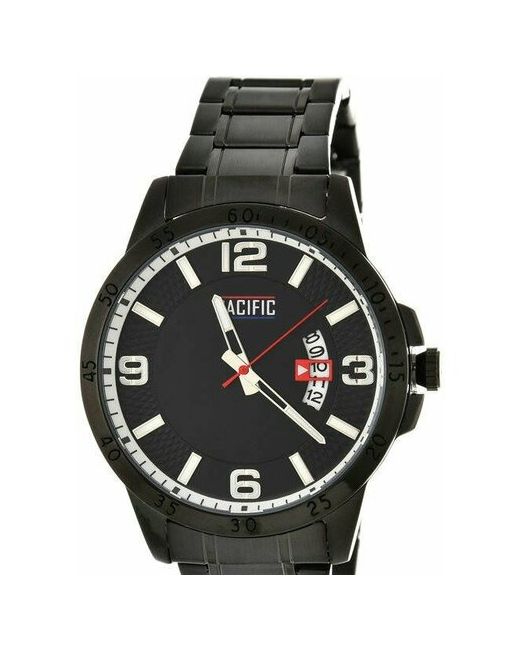 Pacific Time Наручные часы Часы Pacific X0071-3 корп-чер циф-чер браслет