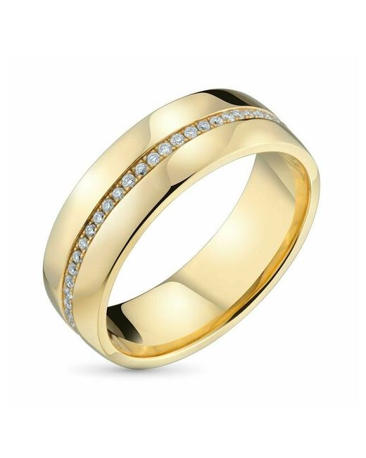 Core Design Jewellery Кольцо обручальное желтое золото 585 проба бриллиант
