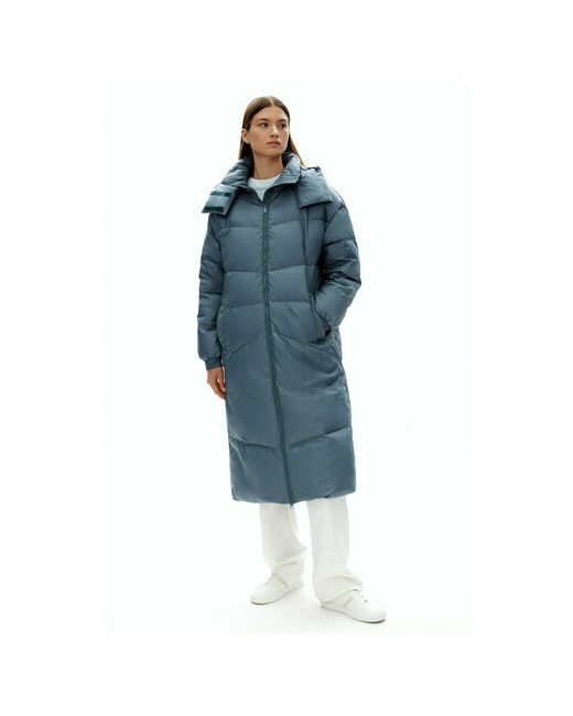 Finn Flare куртка демисезонная средней длины силуэт свободный ветрозащитная водонепроницаемая стеганая размер